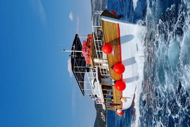 Island Hopping & City Walls Cruise with Food and Open Bar - The boat ride and the sunset approach to Dubrovnik