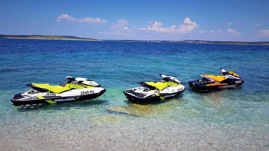 Istra Adventure JET SKI SAFARI 20, 45, 90 MIN - Starting in Rakalj and meeting the Sea-Doo fleet