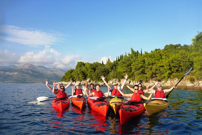 Kayak and Bike Tour to Sipan island from Lopud - The opening paddle past Ruda to Šuđurađ