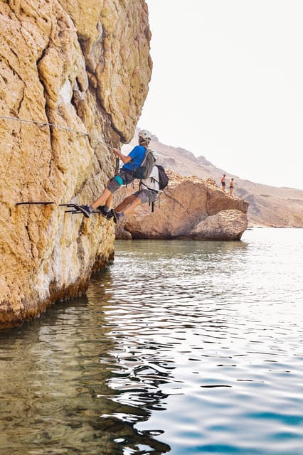 Kayak and Via Ferrata Adventure - The via ferrata above the sea