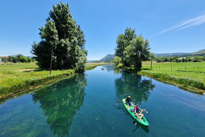 Kayak on the Gacka River - A quiet paddle through the Gacka River valley
