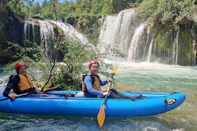 Kayaking Mreznica Waterfalls close to Plitvice Lakes - Who will enjoy this most?