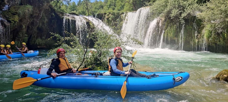 Kayaking Mreznica Waterfalls in Natural Monument - Breaks, swimming, and the rhythm of the tour