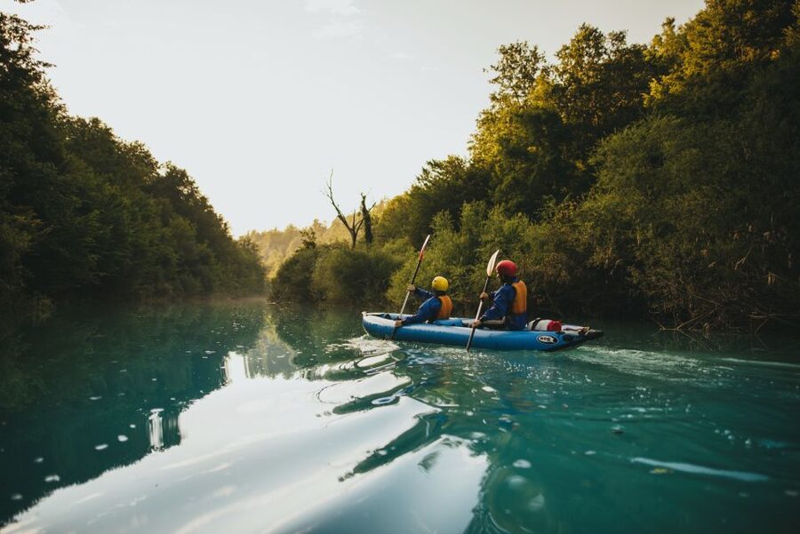 Kayaking Mreznica Waterfalls in Natural Monument - Who will enjoy this most