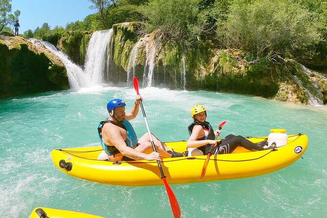 Kayaking on Upper Mreznica River - Slunj, Croatia - Riding, sliding, and walking around up to 15 waterfalls