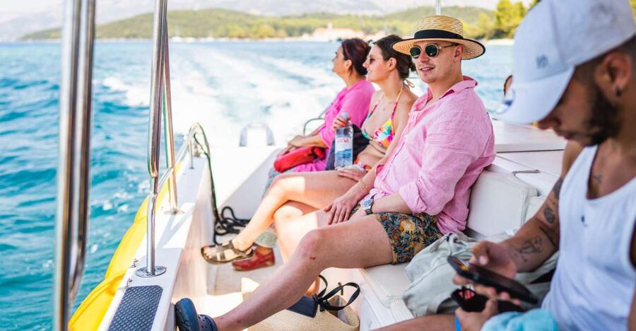 Korčula 3 ISLAND CATAMARAN TOUR Badija - Vrnik - Stupe - Who will enjoy this island day?