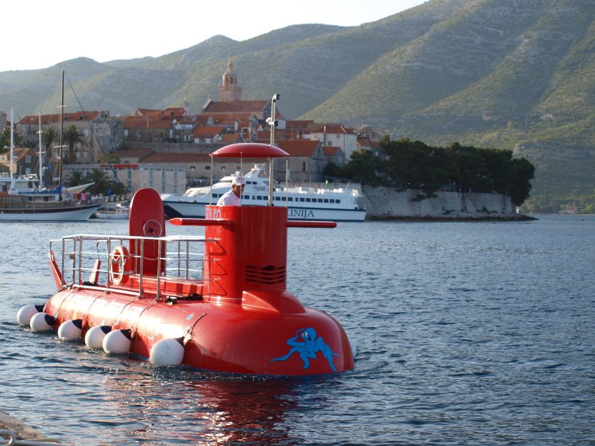 Korcula: Semi-Submarine Tour - The first 30 minutes along Korcula’s coast