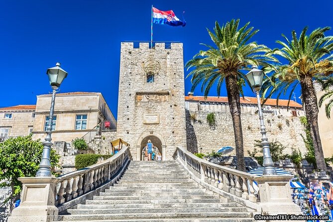 Korčula & Ston: Island Charms, Pelješac Delights & Wine Tasting - Ston: walls, salt, and a short first stop