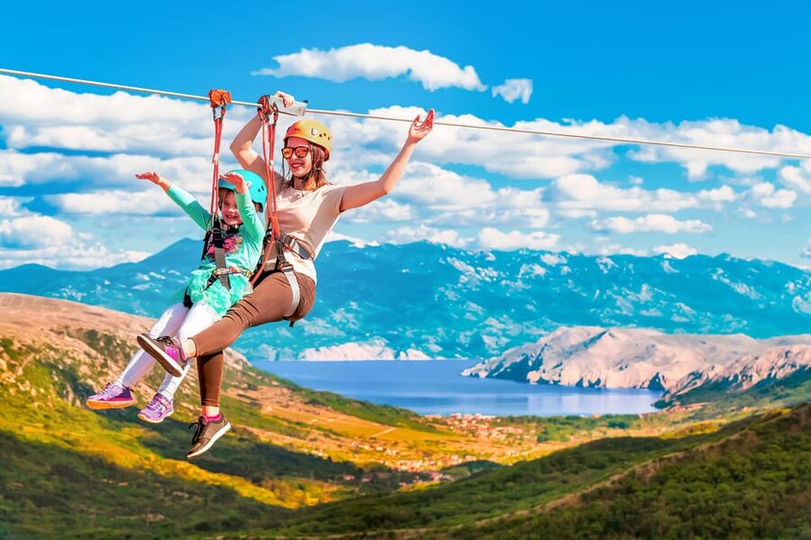 Krk Island: Ziplining Tour - The baby zipline makes the first ride less daunting