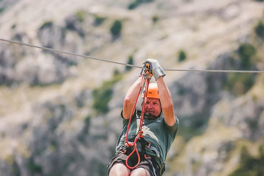 Krk Island: Ziplining Tour - Guides Silvio and Antonio add humor to the safety briefing