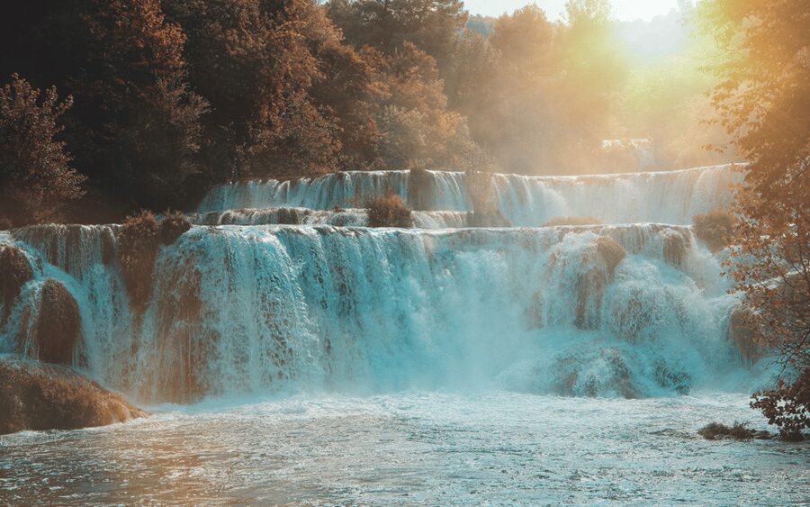 Krka National Park Waterfalls Group Tour from Split - The morning route through Krka National Park