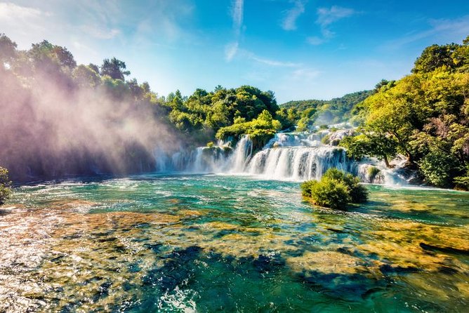 Krka Waterfalls & Primošten from Trogir, Seget, Čiovo & Kaštela - Two hours among Krka’s waterfalls