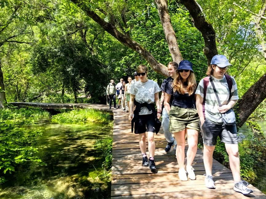 Krka waterfalls tour with lunch from Split - Two self-guided hours inside Krka National Park