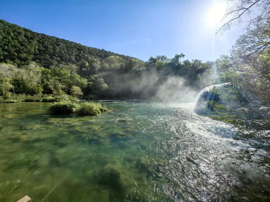 Krka waterfalls tour with lunch from Split - Šibenik in 90 minutes