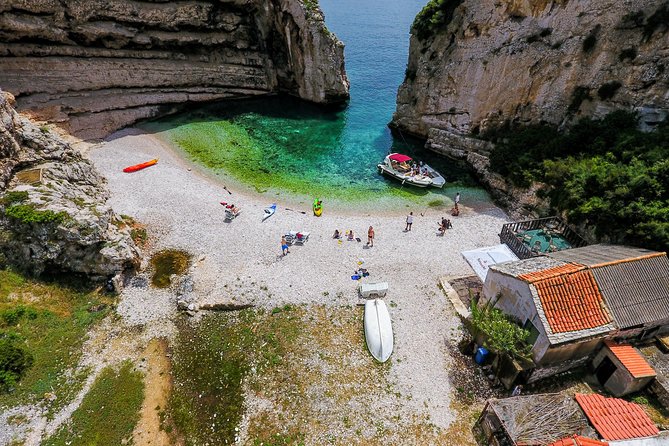Luxury Blue Cave, Hvar and Vis Boat Tour from Split and Brac - Vis and Komiža add a more local feel