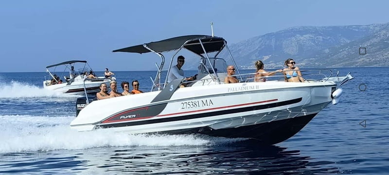 Makarska: 3-island Speedboat Cave & Blue Lagoon Tour - Jelsa provides the day’s land-based pause