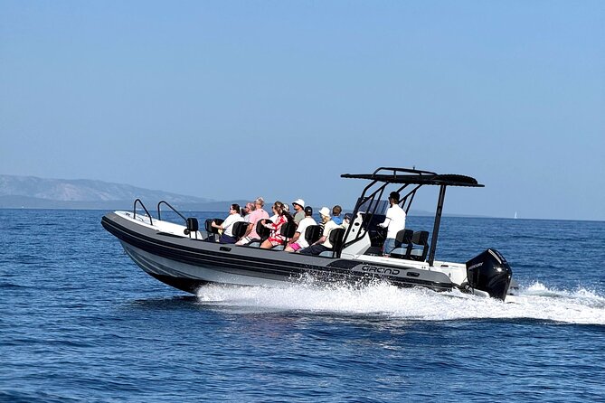 Makarska: 3-Island Speedboat Tour with Cave and Blue Lagoon - Zečevo’s blue lagoon