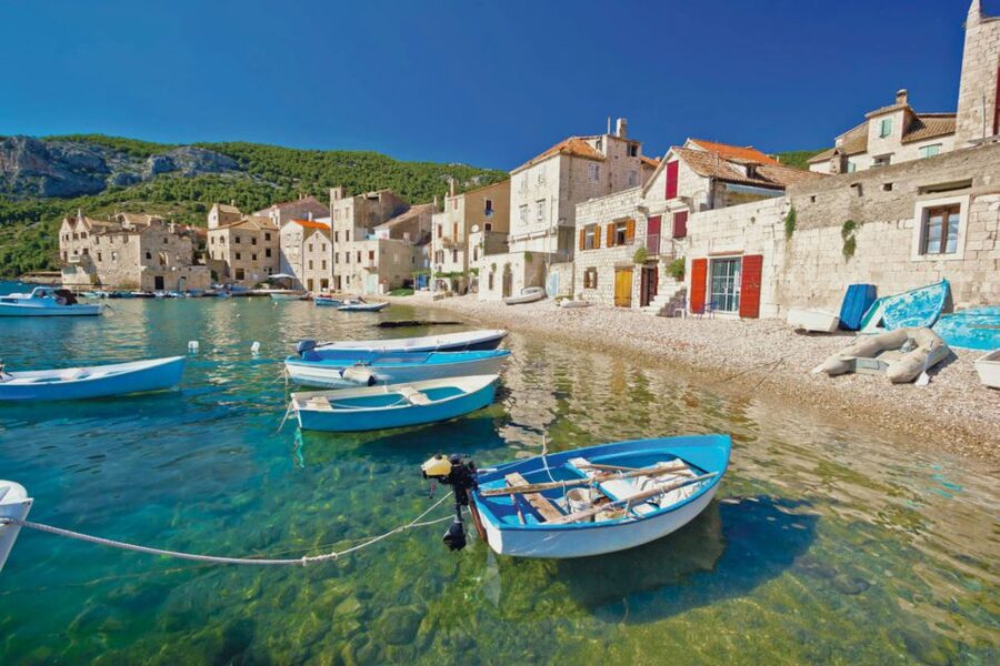 Makarska: 5-Islands Tour, Blue Cave, Vis, Hvar & Brač - Swimming at the Pakleni Islands
