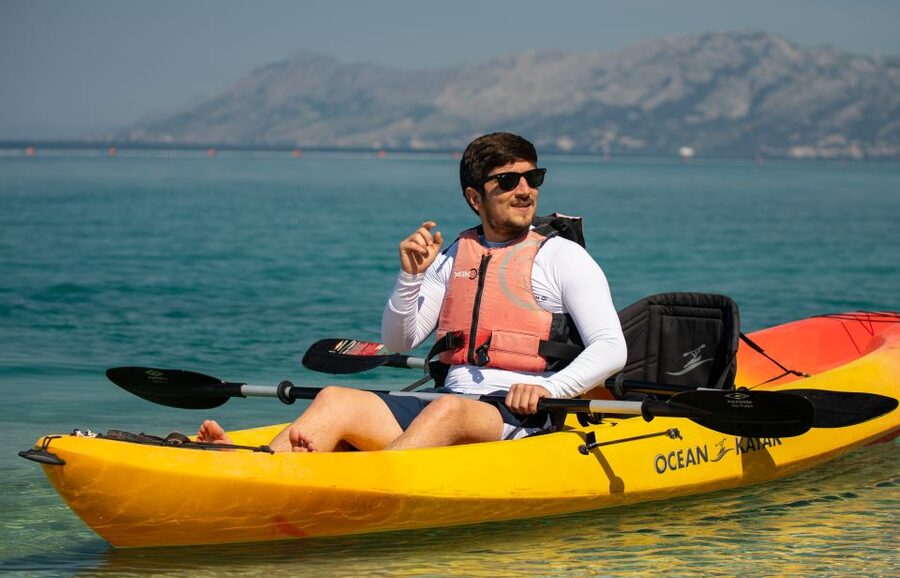 Makarska: Guided Sea Kayaking Tour with Snorkeling Stop - Swimming and snorkeling in clear water