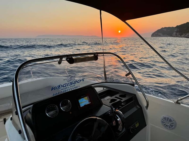 Makarska: Sunset private boat tour from Makarska - Nugal Beach: 45 minutes for swimming and snorkeling