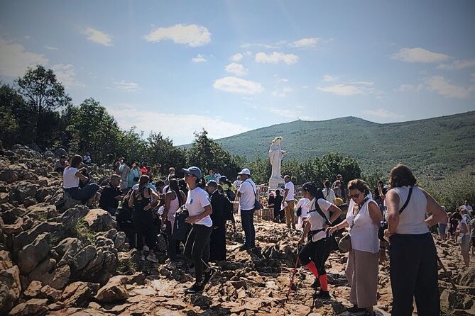 Medjugorje Private Day Trip from Dubrovnik + Kravice Waterfalls - Medjugorje: church, hill, lunch, and free time
