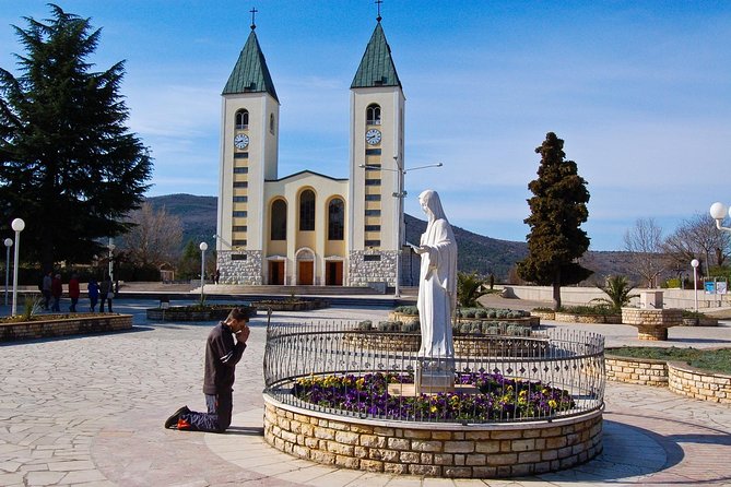 Međugorje Private Tour from Dubrovnik visiting Apparition Hill - Arriving at Apparition Hill