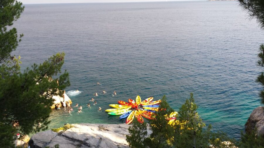 Morning Split Sea Kayaking Tour - Paddling beside Marjan Park