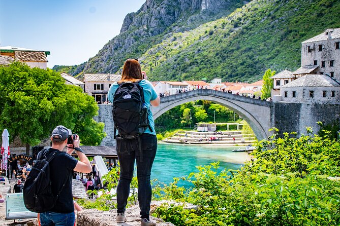Mostar and Herzegovina Tour with Kravica Waterfall from Split & Trogir - Kravica Falls, beautiful water and a crowded finish