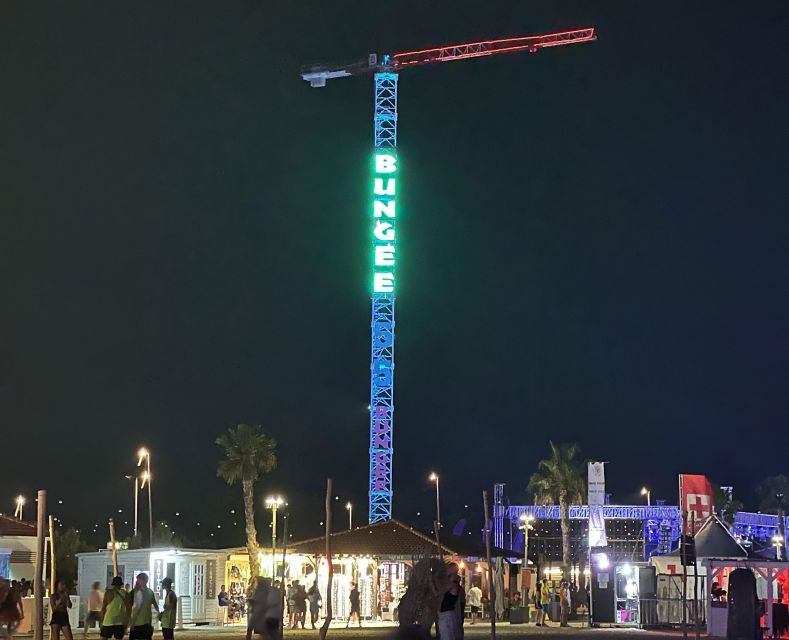 Novalja: Zrce Beach Bungee Jumping Experience - Booking Timing and Cancellation