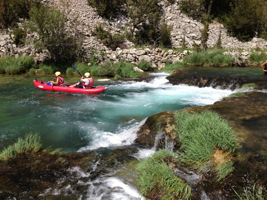 Obrovac: Rafting or Kayaking on the Zrmanja River - A 14.5-kilometer route requires steady effort