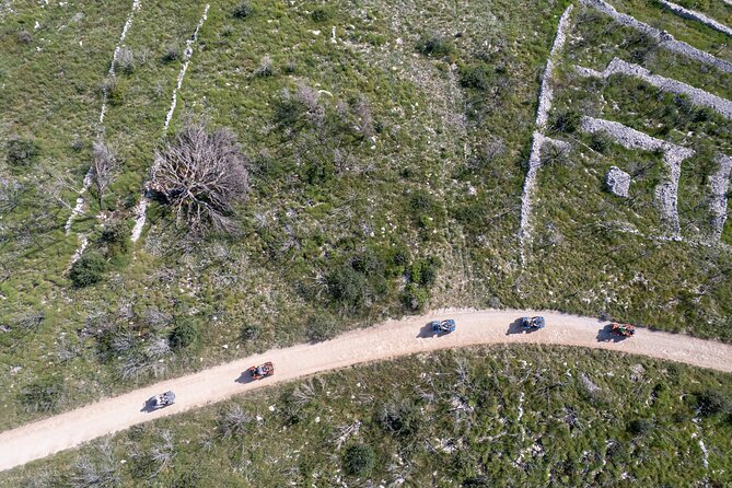 Off road Quad Adventure Tour on Island Čiovo - Following the upper island tracks toward Split views