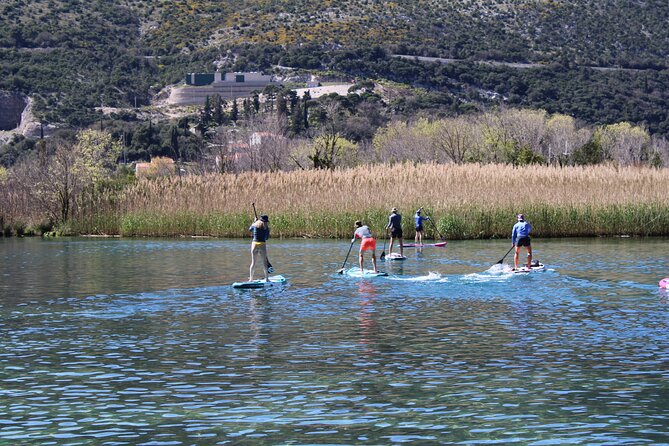 Ombla river Paddleboarding tour in Dubrovnik with snacks - Learning the basics before setting off