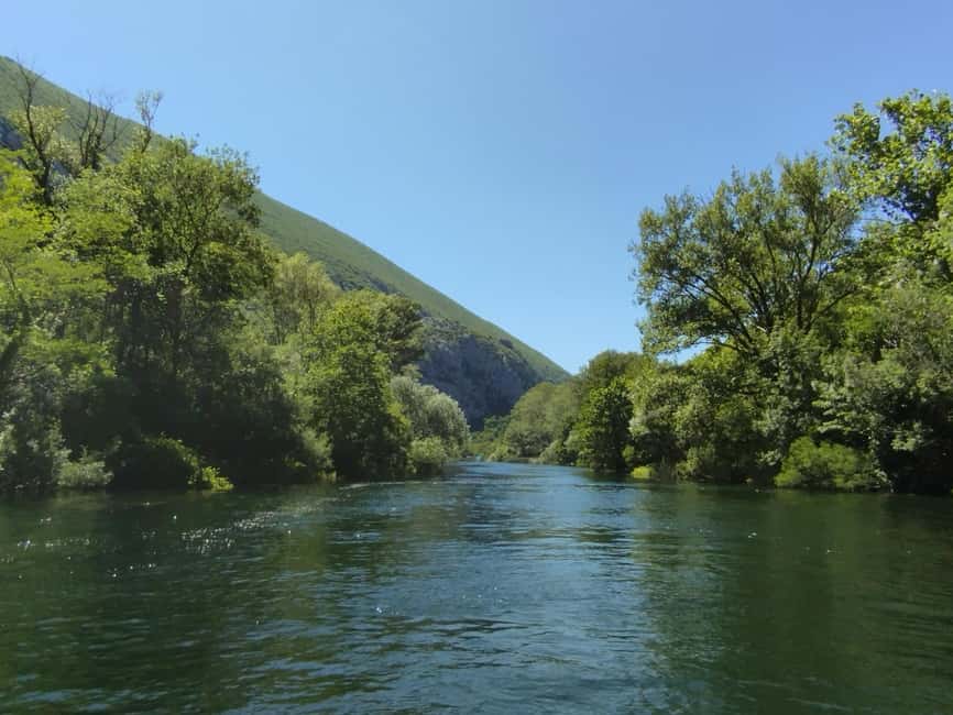 Omiš, Croatia: Cetina River Glassboat Cruise And Beer Garden - The Cetina canyon and its river views