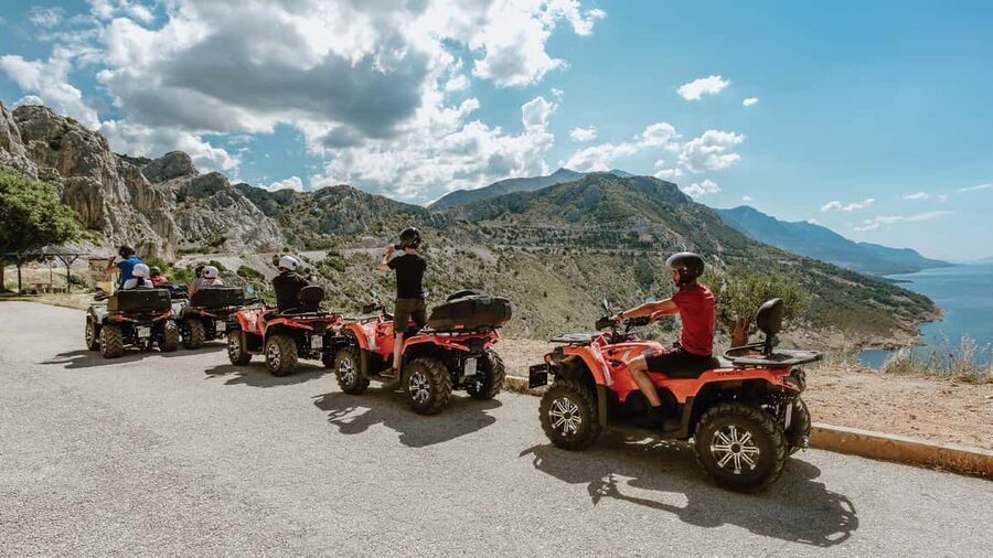 Omiš/Split Expedition: 65 km Quad Tour to Hidden Waterfalls - Finishing at Vruja Bay