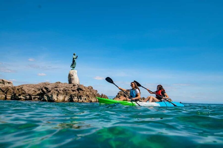 Opatija: Explore kayak adventure - The Views Back Toward Opatija
