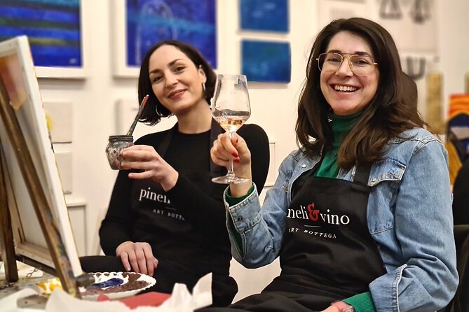 Painting party at Art Bottega - Paint & Wine Studio in Rijeka - A good choice for dates, friends, and team events