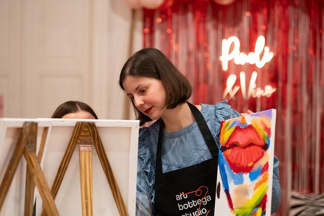 Painting party at Art Bottega - Paint & Wine Studio in Zagreb - What happens at Art Bottega on Ilica 51