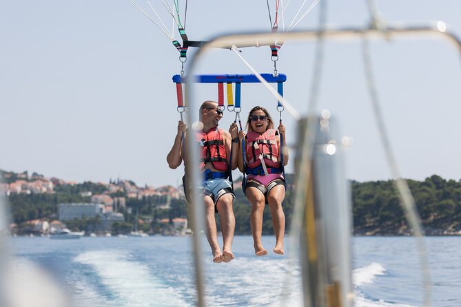 Parasailing in Cavtat - Ten minutes in the air, and what that really means