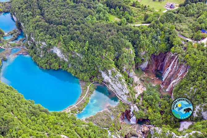 Plitvice Lakes Tour: Secured Tickets, Train & Boat Ride - The route from Entrance 2 to the upper lakes