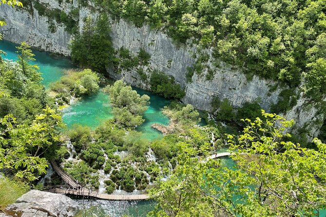 Plitvice Lakes with Ticket & Rastoke Guided Tour from Zagreb - The boat across Kozjak Lake