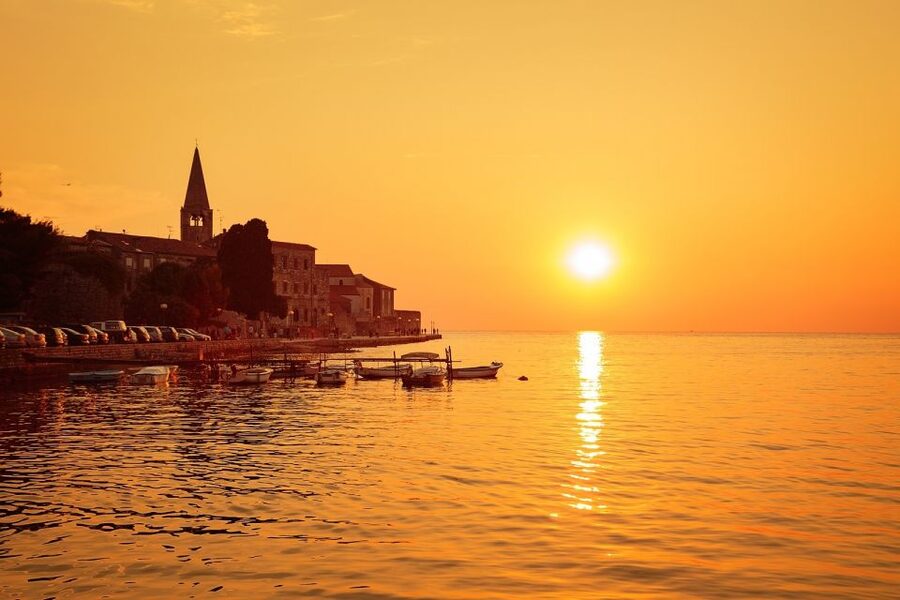 Porec: Boat Cruise with Barbecue Lunch - Pickup from Porec and the ride to the coast