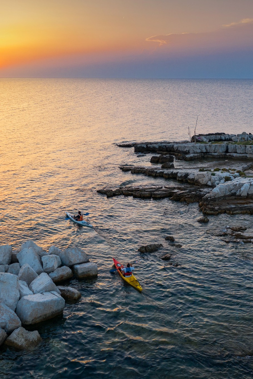 Poreč: Sea Kayaking Sunset Tour - The Euphrasian Basilica from the sea