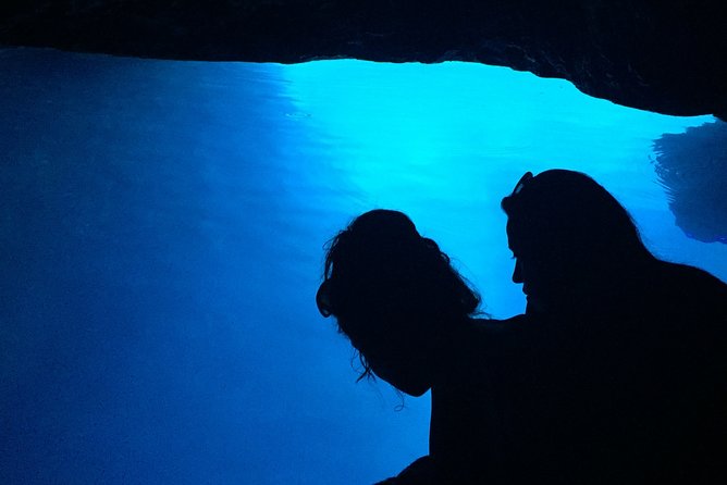 Private Blue and Green Cave Tour from Hvar Town - Stiniva Cove: swim through the rocky entrance
