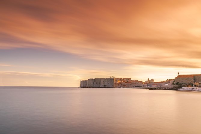 Private Dubrovnik Champagne Sunset Cruise - Cruising beside the Old City walls