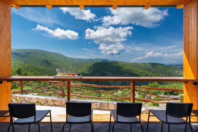 Private Hvar Island Bike Tour and Wine Tasting - Lacman Family Winery with a hillside view