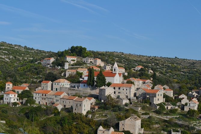 Private Hvar Island Tour and Olive Oil Tasting - Leaving Hvar Town for the old road