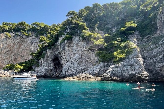 Private Speedboat Tour | Caves Beaches Islands and more - Lopud: Sunj Beach and an easy cultural stop