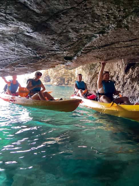 Pula: 3-hrs Kayak, Cliffs & Snorkeling Small Group Adventure - Key points at a glance