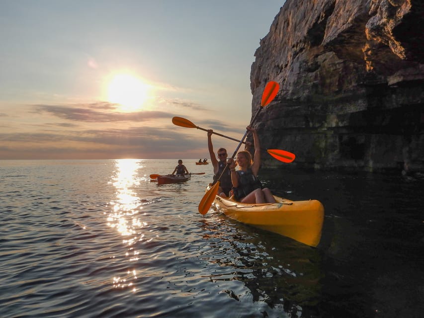 Pula: 3-hrs Kayak, Cliffs & Snorkeling Small Group Adventure - The cliff jump near Pula’s clear water