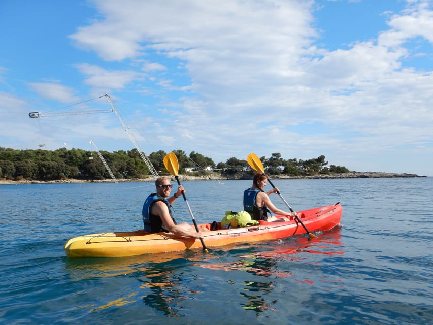 Pula: 3-hrs Kayak, Cliffs & Snorkeling Small Group Adventure - What is included for $53